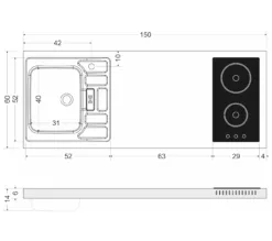 B 150 M Drawing 3