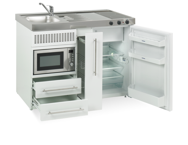 Elfin kitchen M-120-Ms-C open